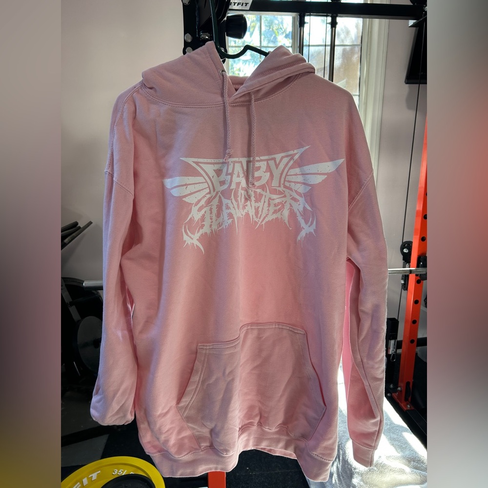 Baby Metal Slaughter To Prevail XL Pink Hoodie